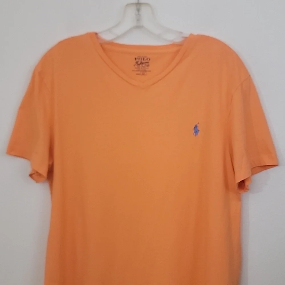 Ralph Lauren Polo Orange Short Sleeve Shirt Top M - Picture 2 of 12